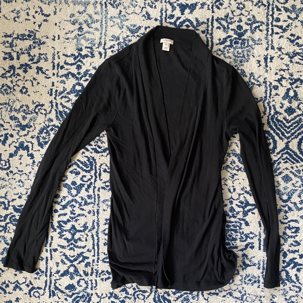 Lightweight Black Cardigan from J Crew - XS